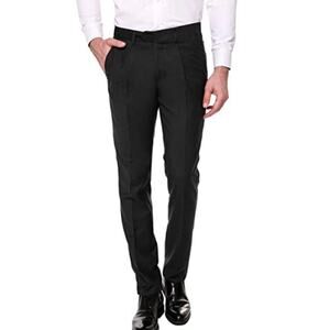 Men's Classic Fit Flat Front Dress Pants - Size 34W x 30L